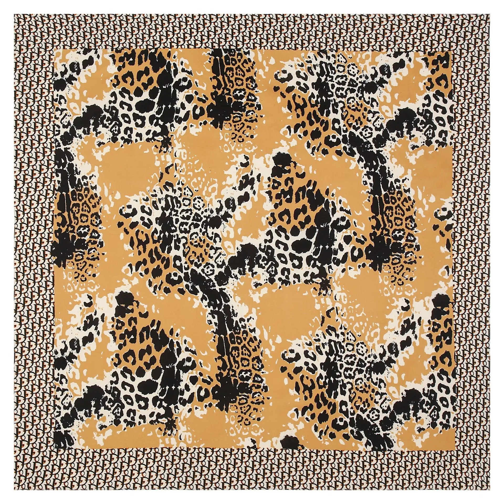 Leopard Twill Scarf