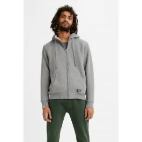 Levi's ® Sherpa Lined Zip Up Medium Grey Heather Grey Men Hoodies