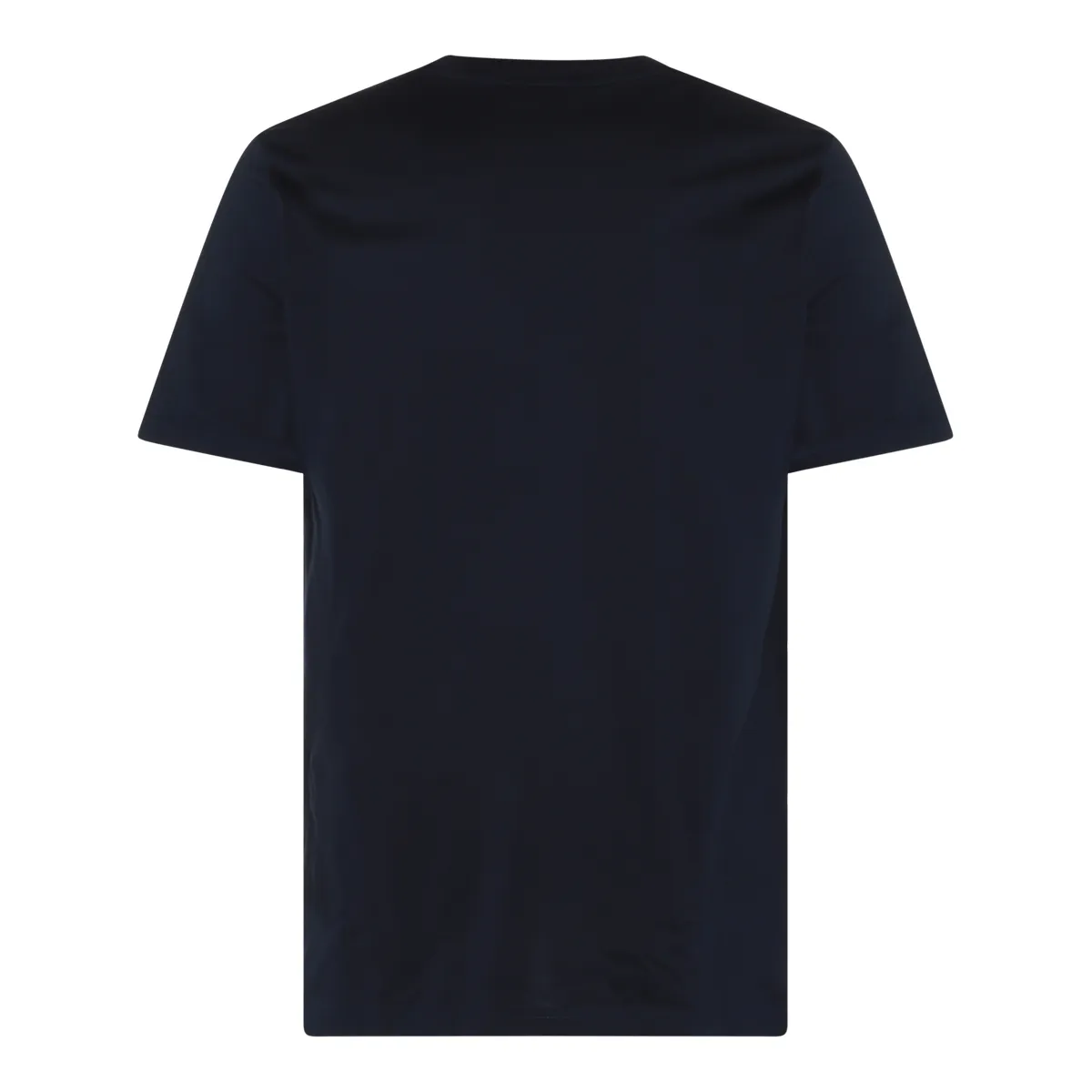 MARNI  |Deep blue bio cotton T-shirt with patterned Marni print