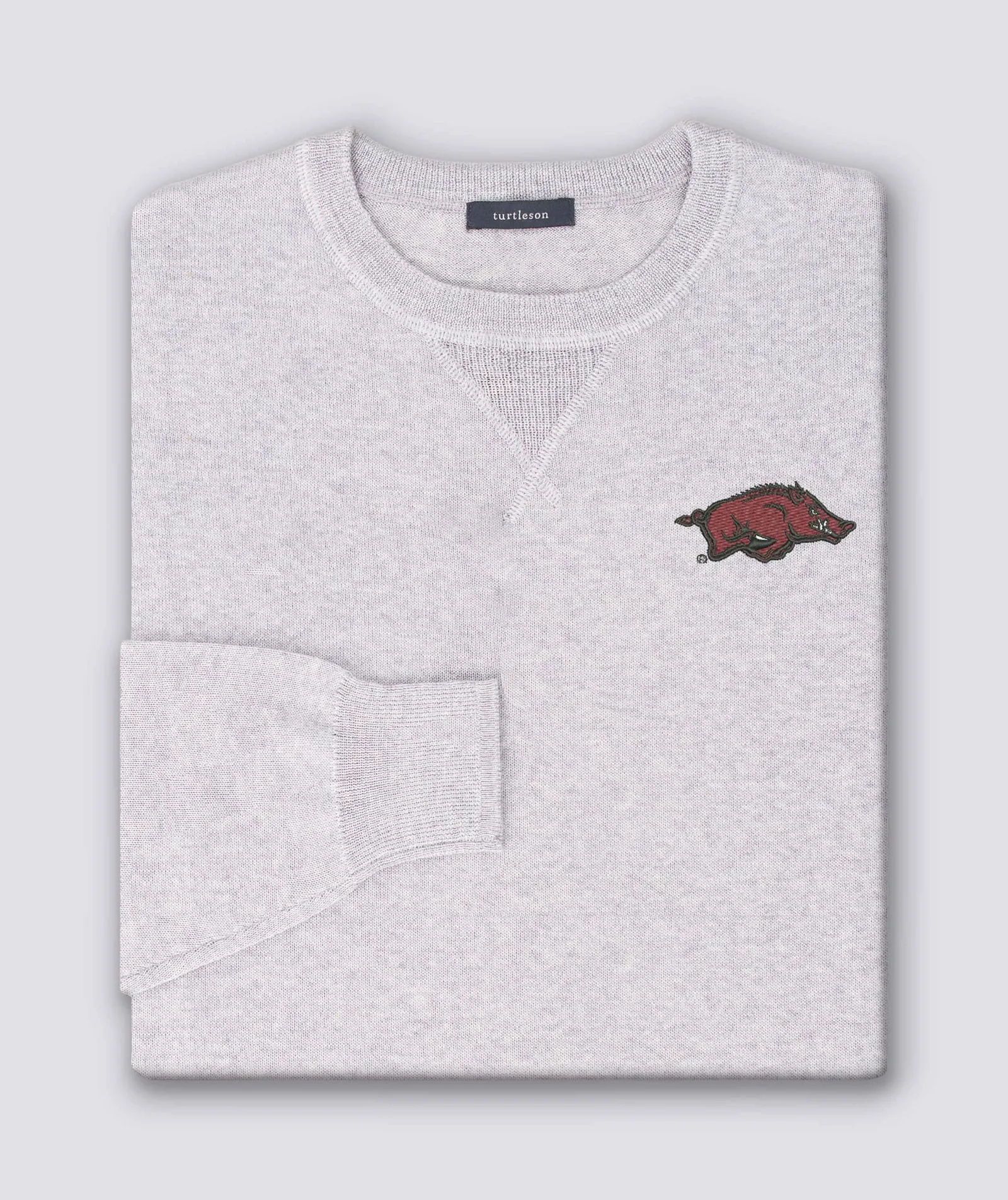 Merino Crewneck - University of Arkansas