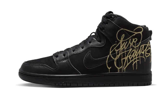 Nike SB Dunk High FAUST Black Gold