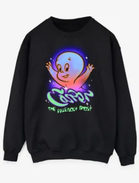 NW2 Casper The Friendly Ghost Adult Black Sweatshirt | Sweatshirts & Hoodies | George at ASDA