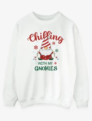 NW2 Christmas Gnomies Dad Mens White Sweatshirt | Sweatshirts & Hoodies | George at ASDA