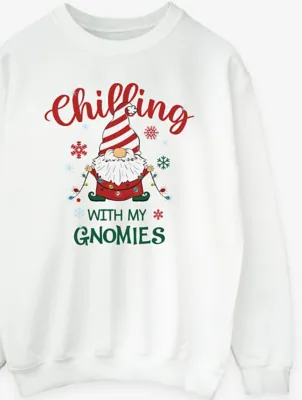 NW2 Christmas Gnomies Dad Mens White Sweatshirt | Sweatshirts & Hoodies | George at ASDA