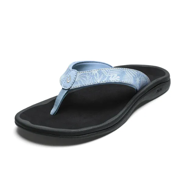 Olukai Women's Ohana Pale Blue / Black