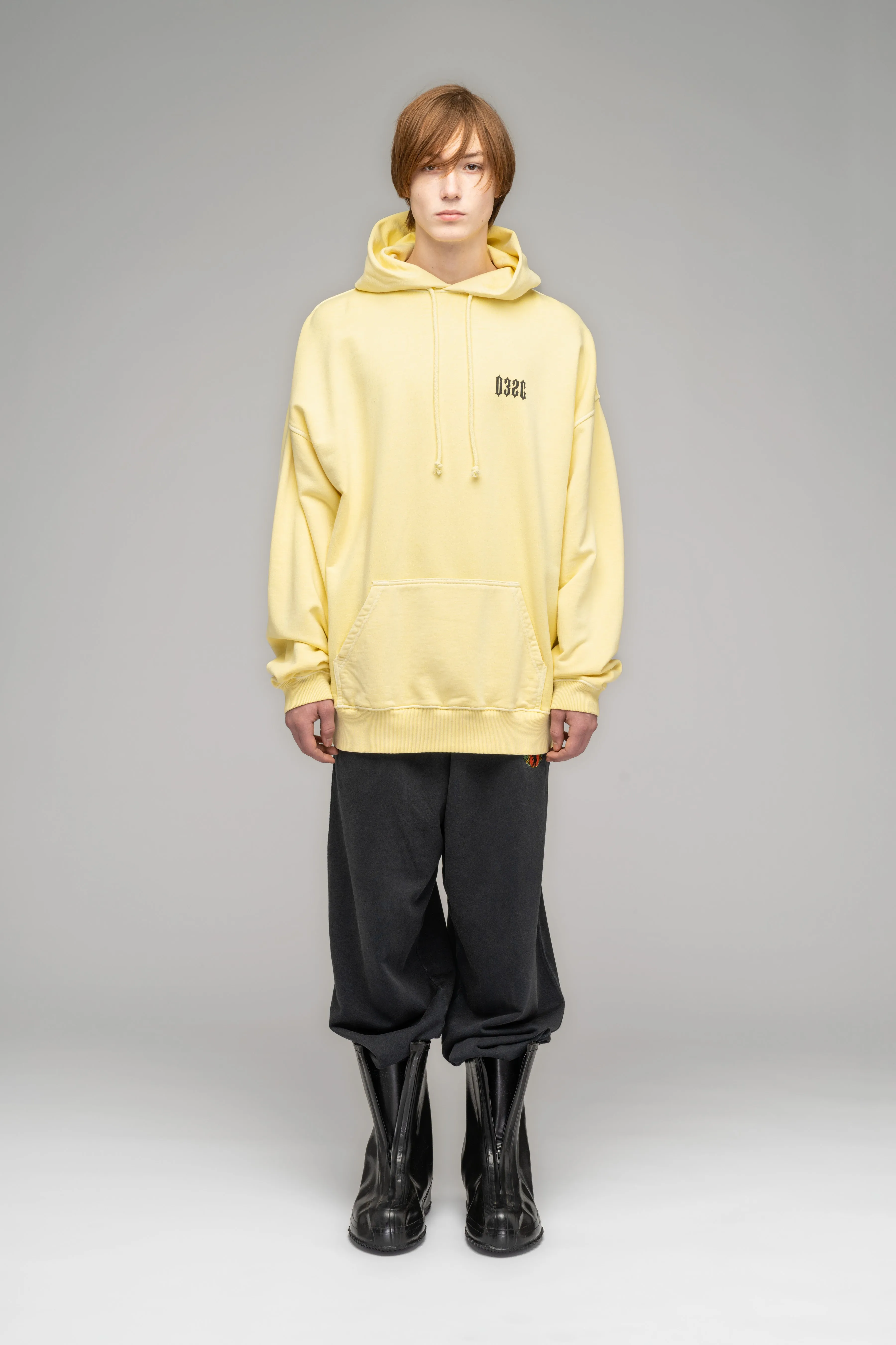 PLASTIC YELLOW RECOLLECTION BUBBLE HOODIE