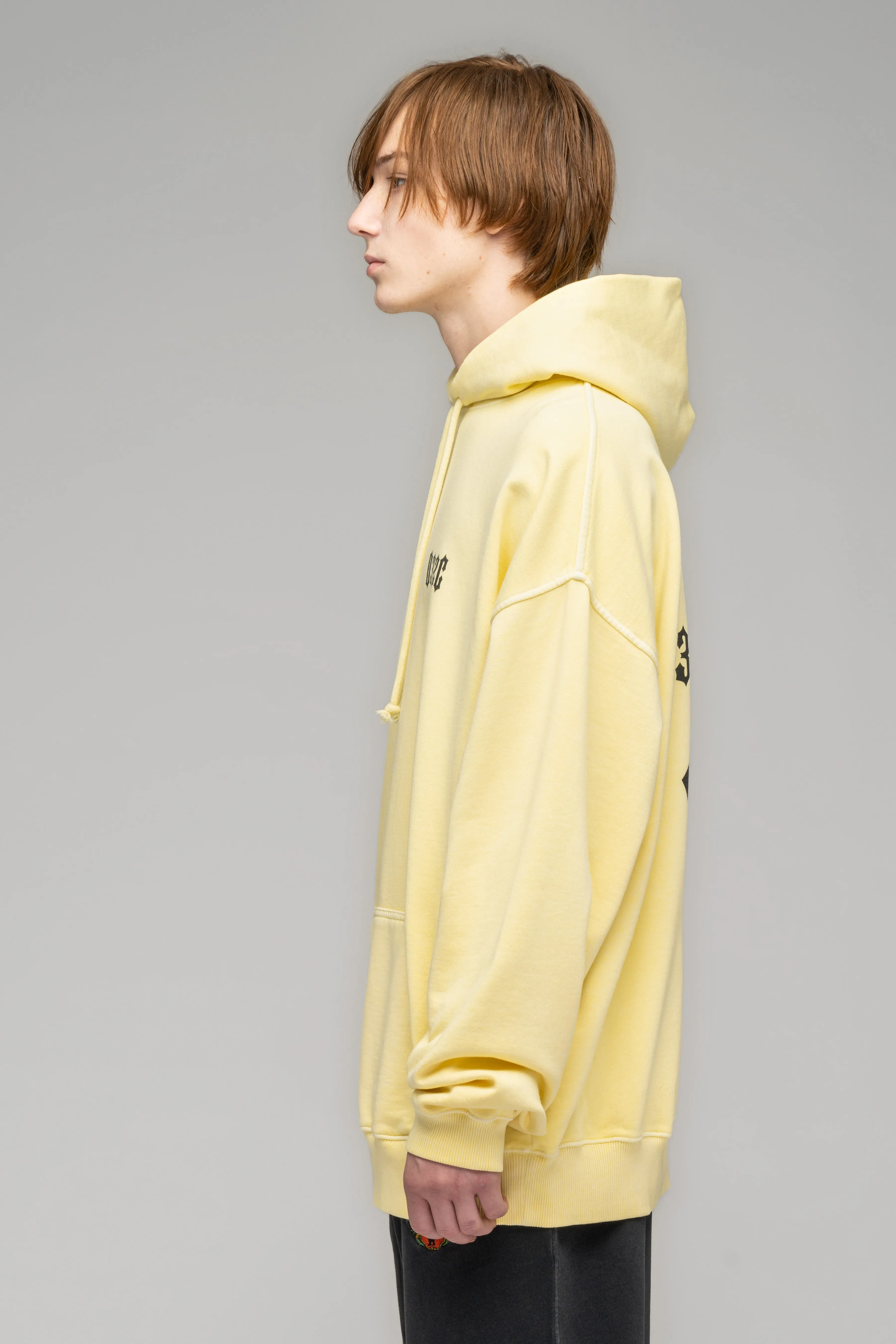 PLASTIC YELLOW RECOLLECTION BUBBLE HOODIE