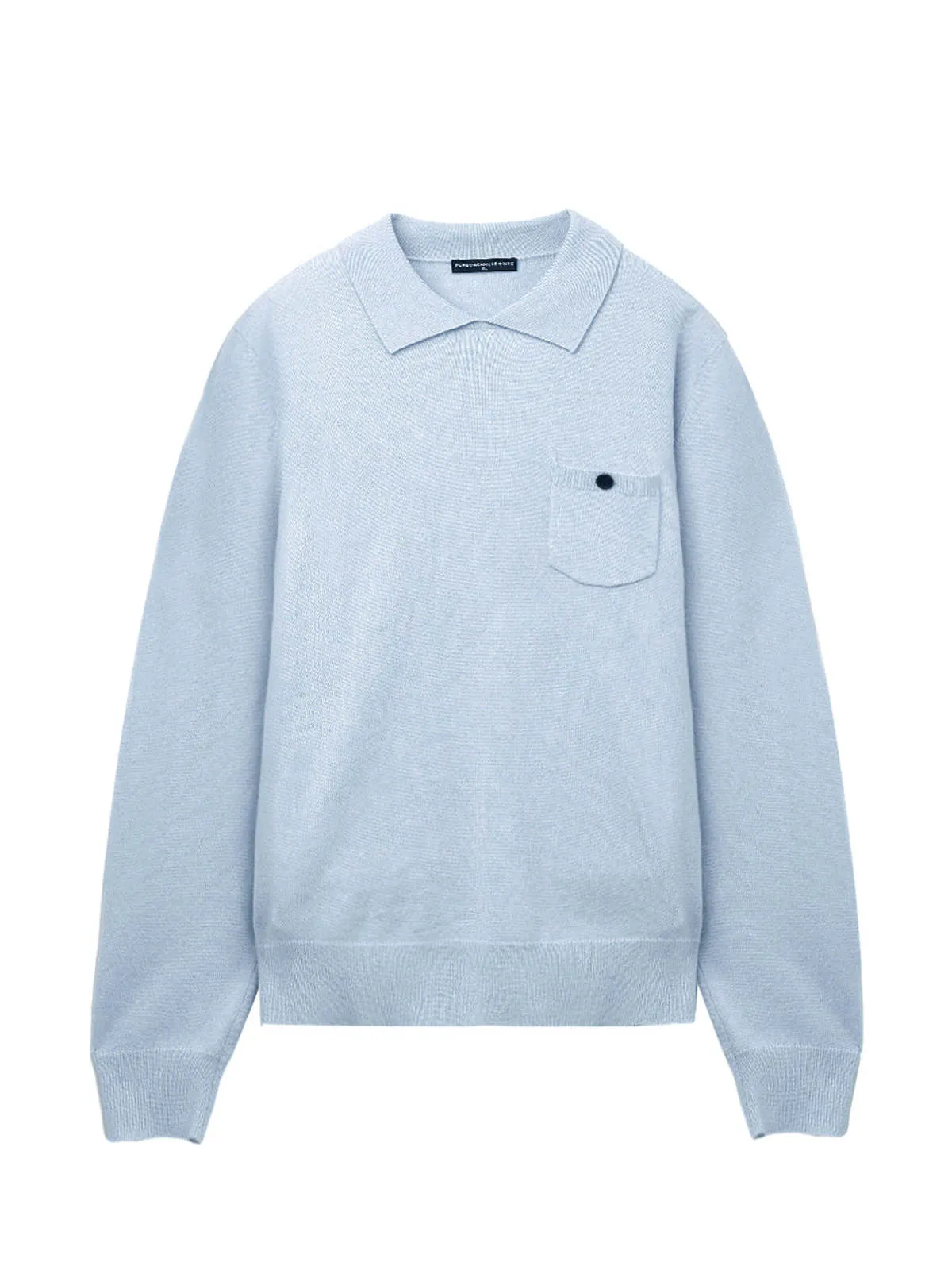 Polo Sweater - Baby Blue