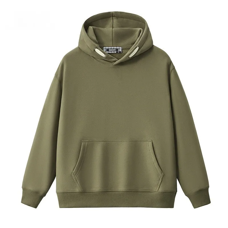 Pullover Hooded Loose Sweater Men