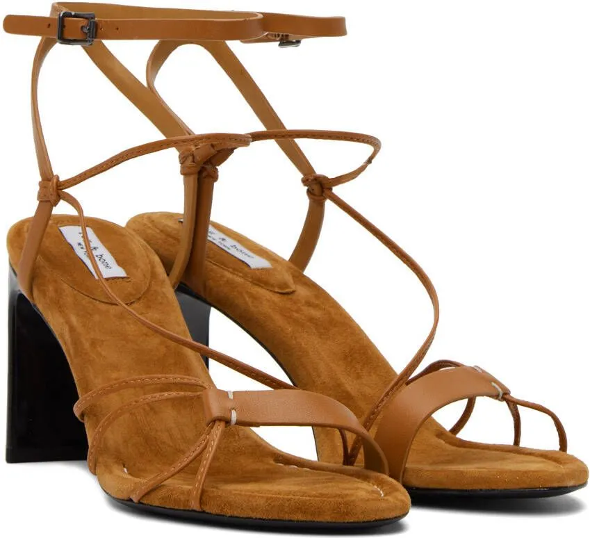 Rag & bone Tan Vossen Heeled Sandals