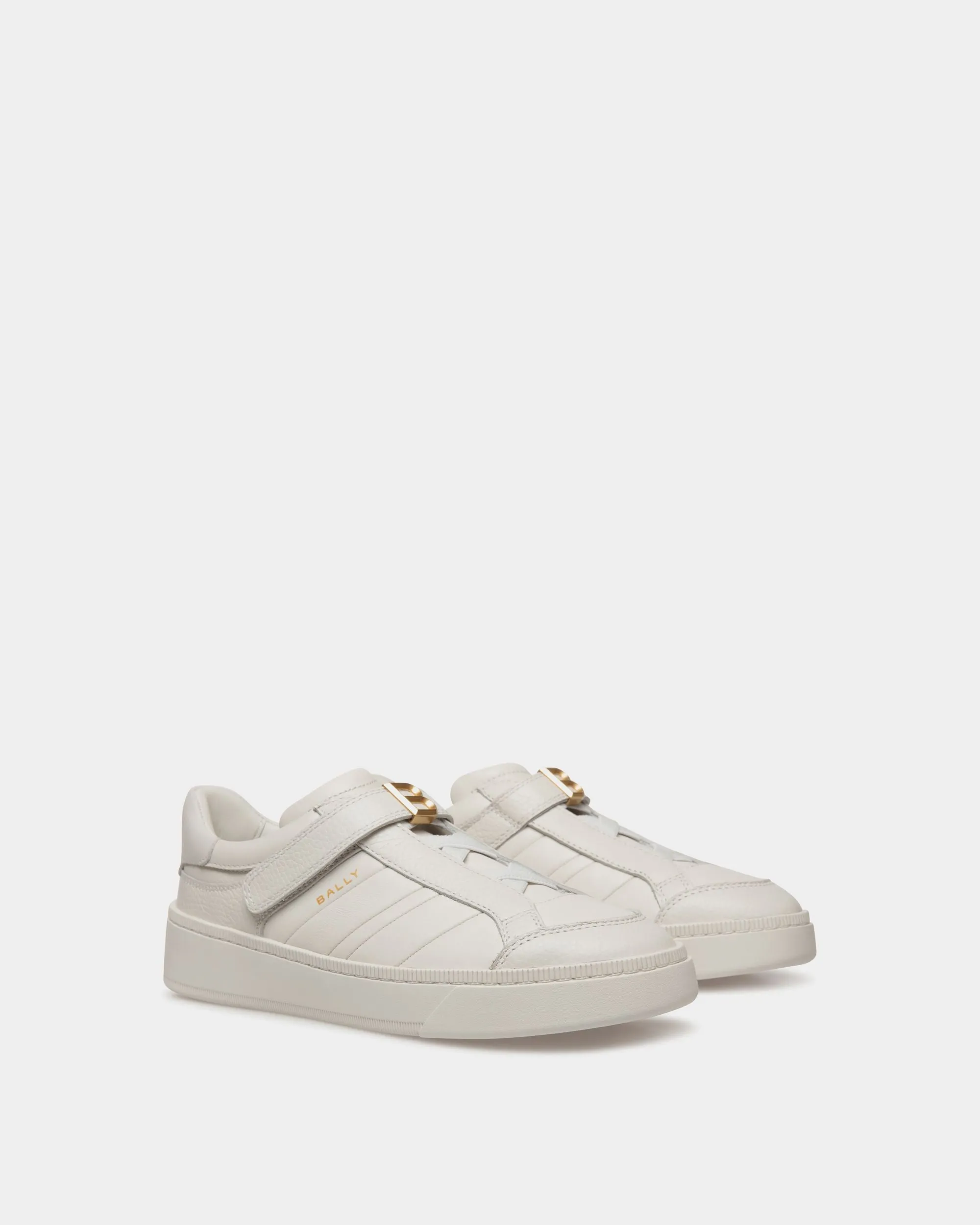 Raise Sneaker In White Leather 