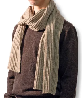 Ribbed men’s scarf