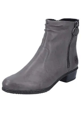 Rieker Zip Ankle Boots