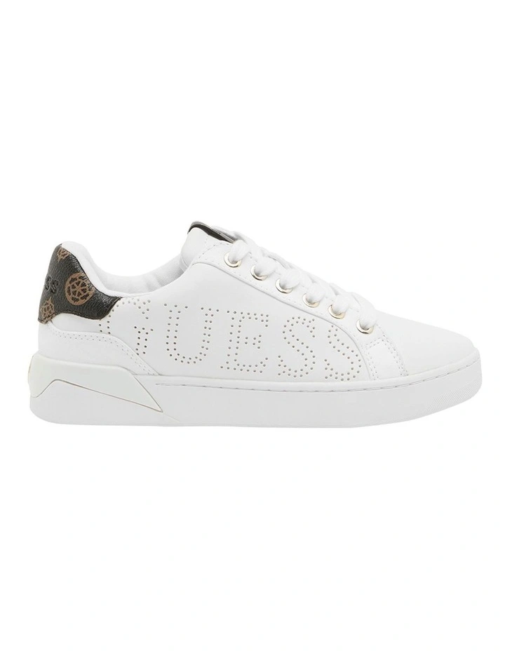 Roria A White/Brown Sneaker