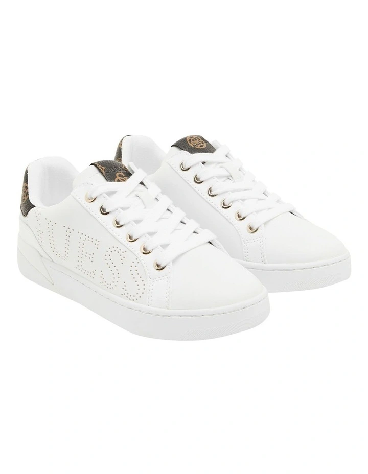 Roria A White/Brown Sneaker