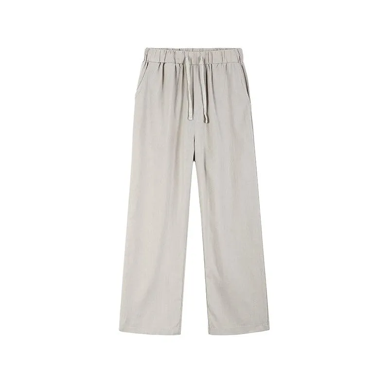 RT No. 4379 LIGHT KHAKI LINEN CASUAL PANTS