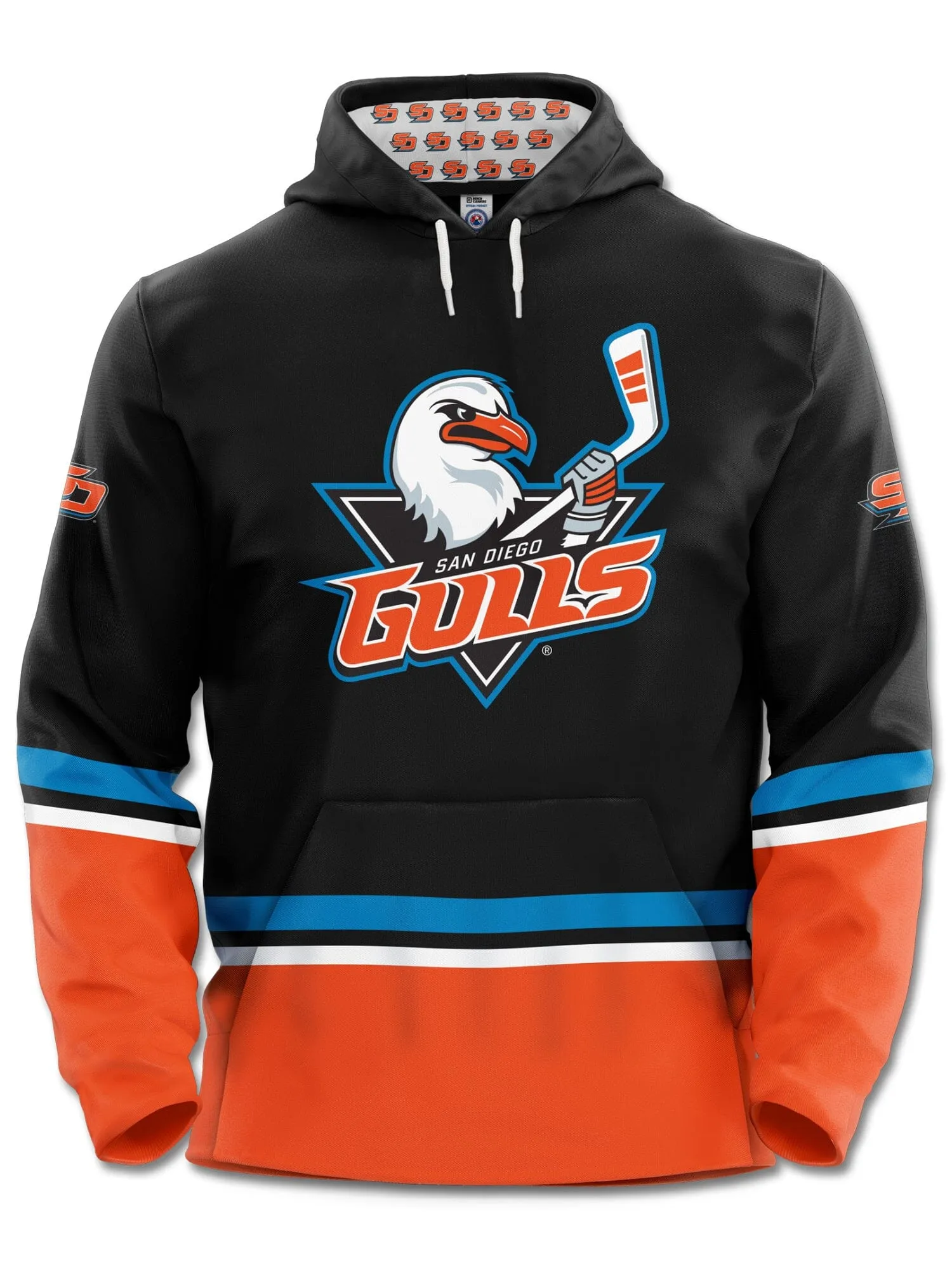 San Diego Gulls Hockey Hoodie