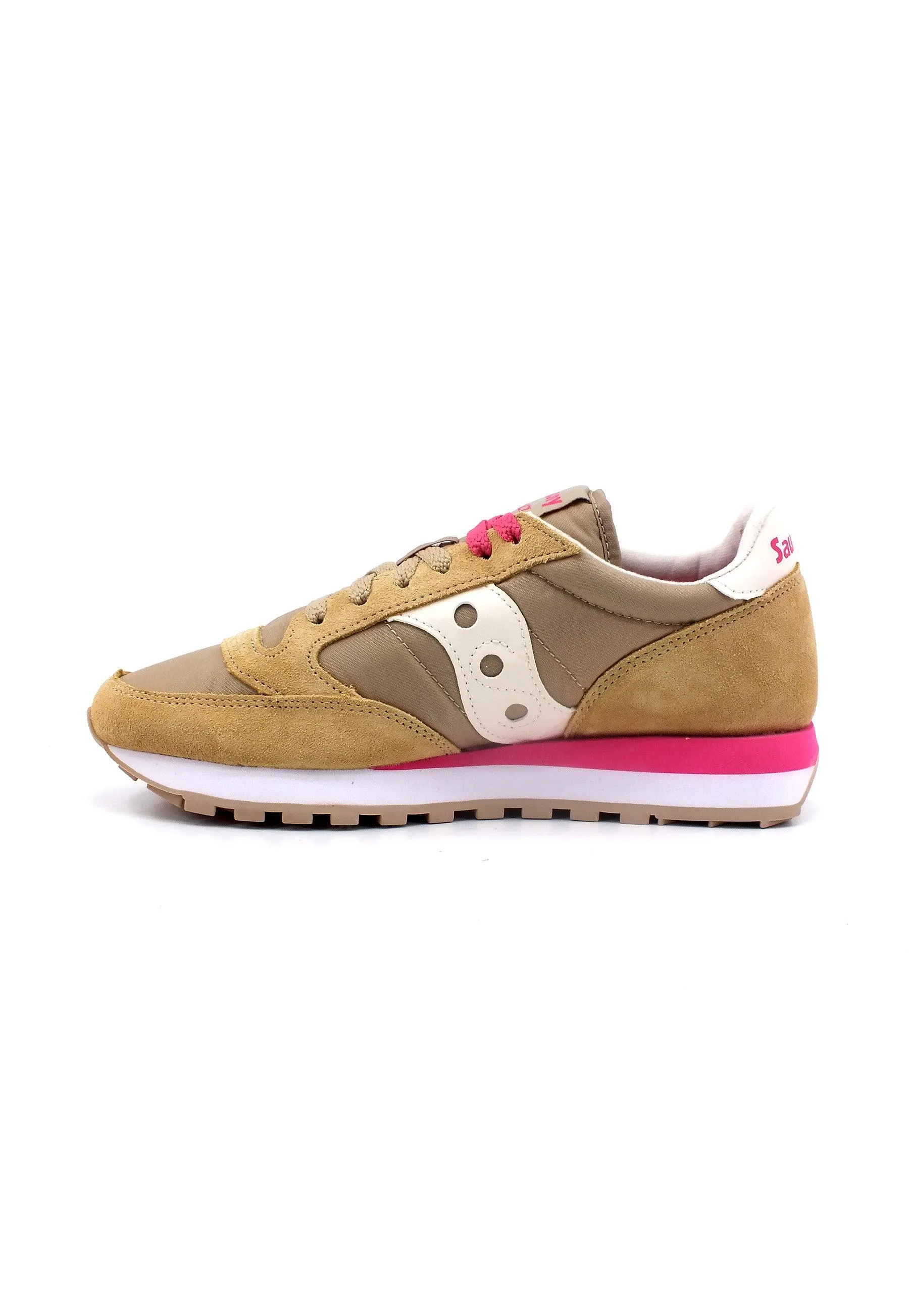 SAUCONY Jazz Original Sneaker Donna Beige Green Pink S1044-639