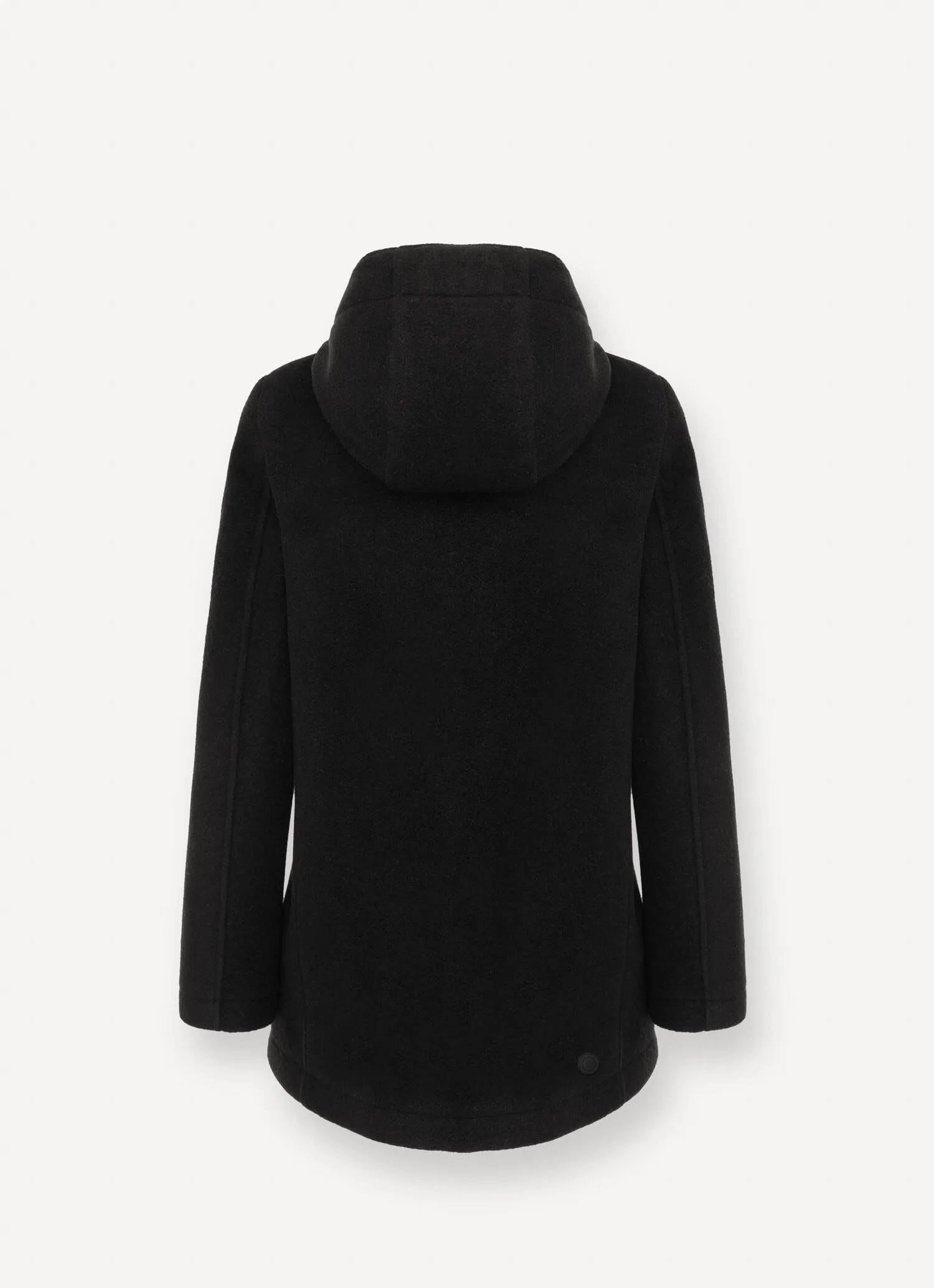 Short wool baize coat-