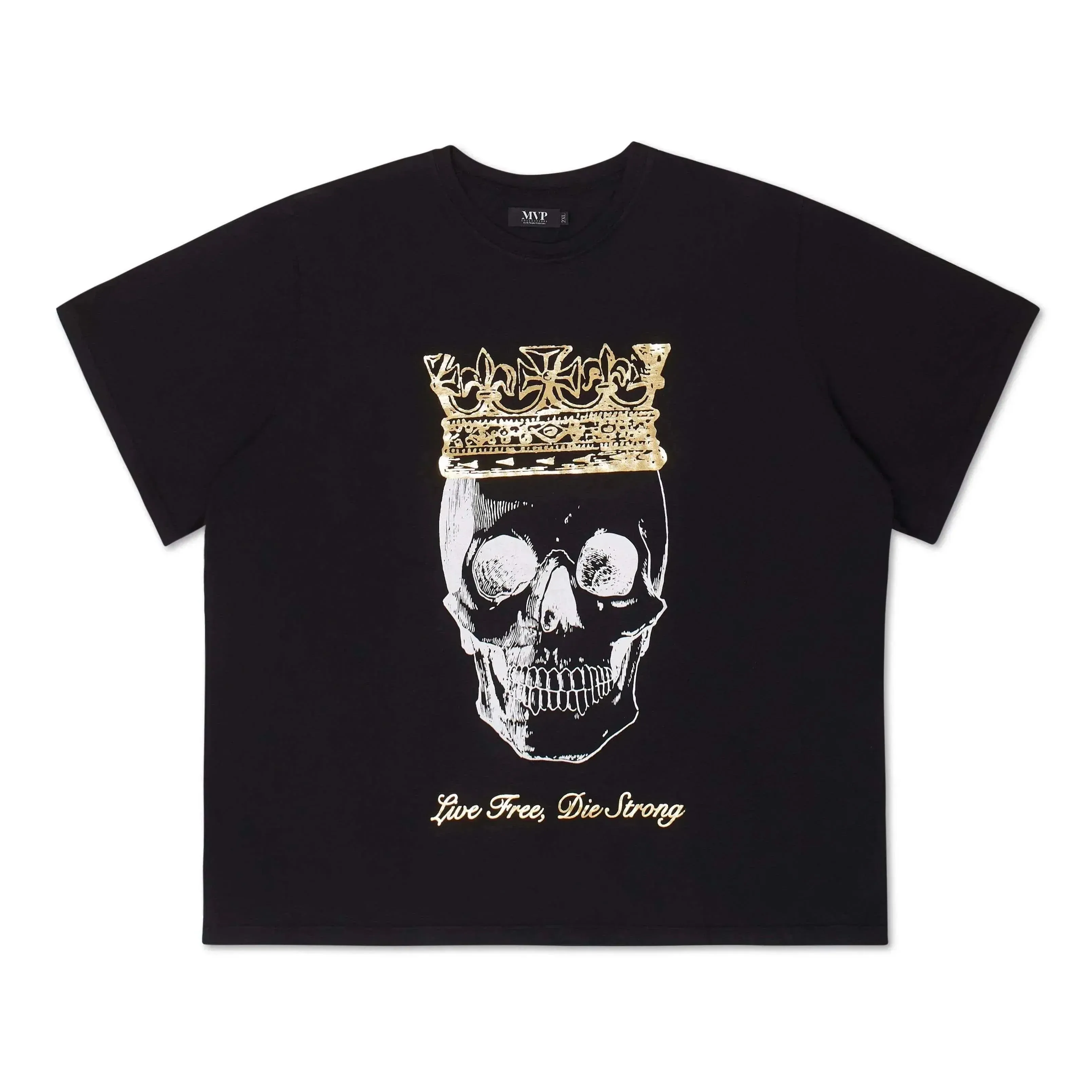 Skull Face Print T-Shirt