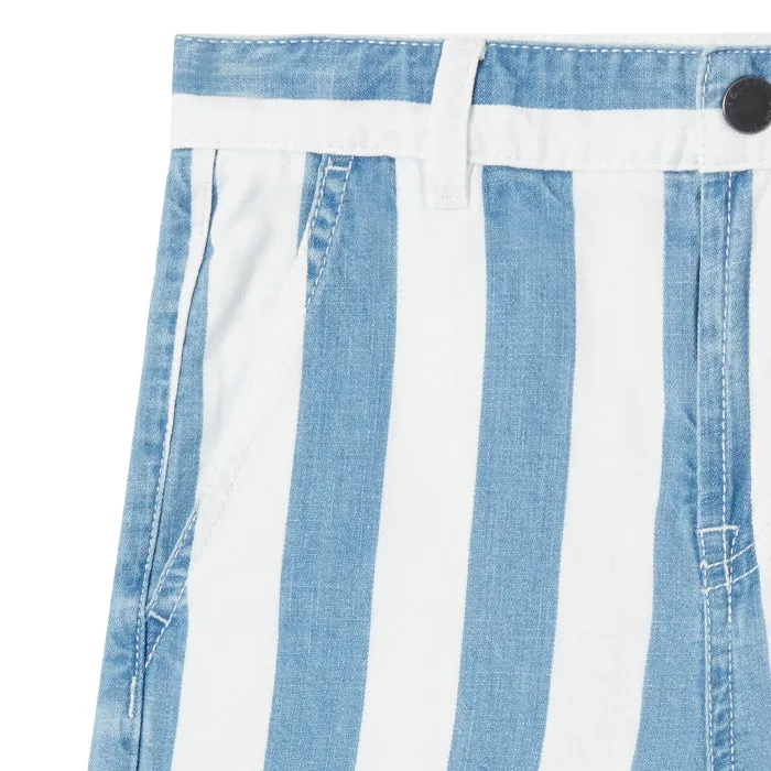 Stella McCartney Child Funfair Shorts Blue And White Stripes