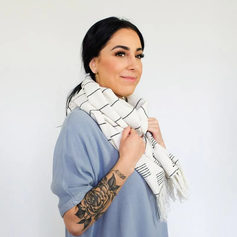 Stripes & Blocks Scarf