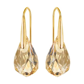 Swarovski ENERGIC PIERCED EARRINGS, Golden, Gold Plated - 5616263