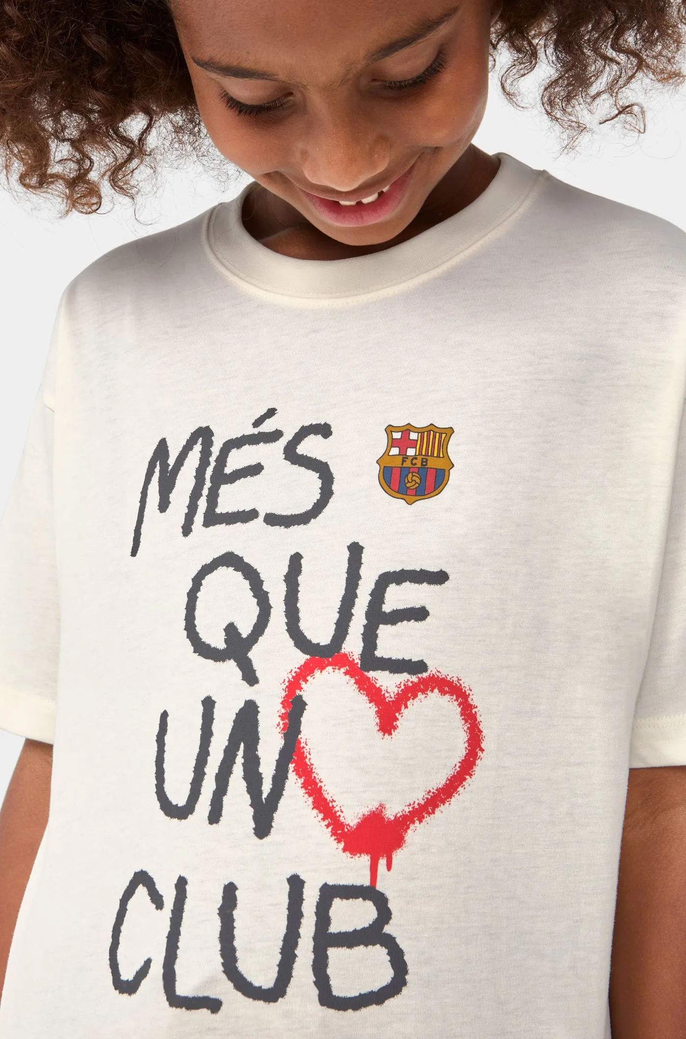 T-shirt Més que un club Bara– Junior