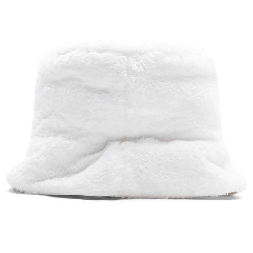 Terry Bucket Hat - Lily White