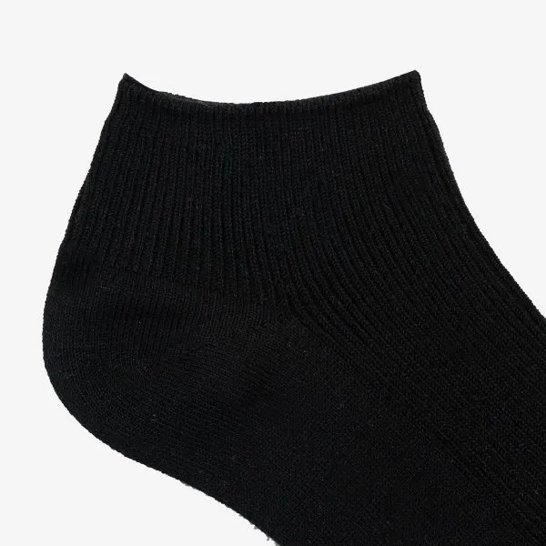 UTILITEES Mixed Cotton Sneaker Socks - Black