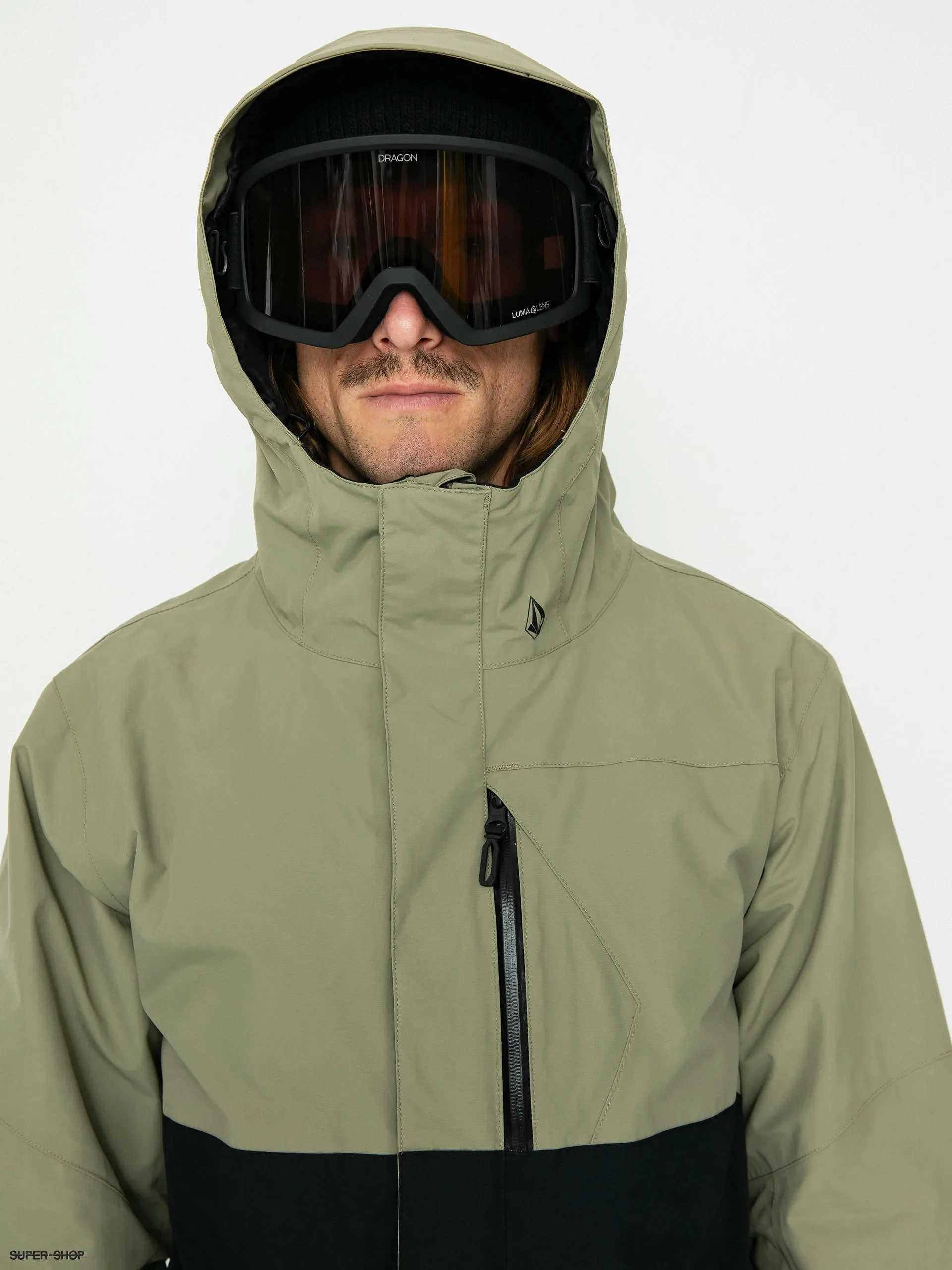 Volcom L Gore Tex Snowboard jacket (light military)