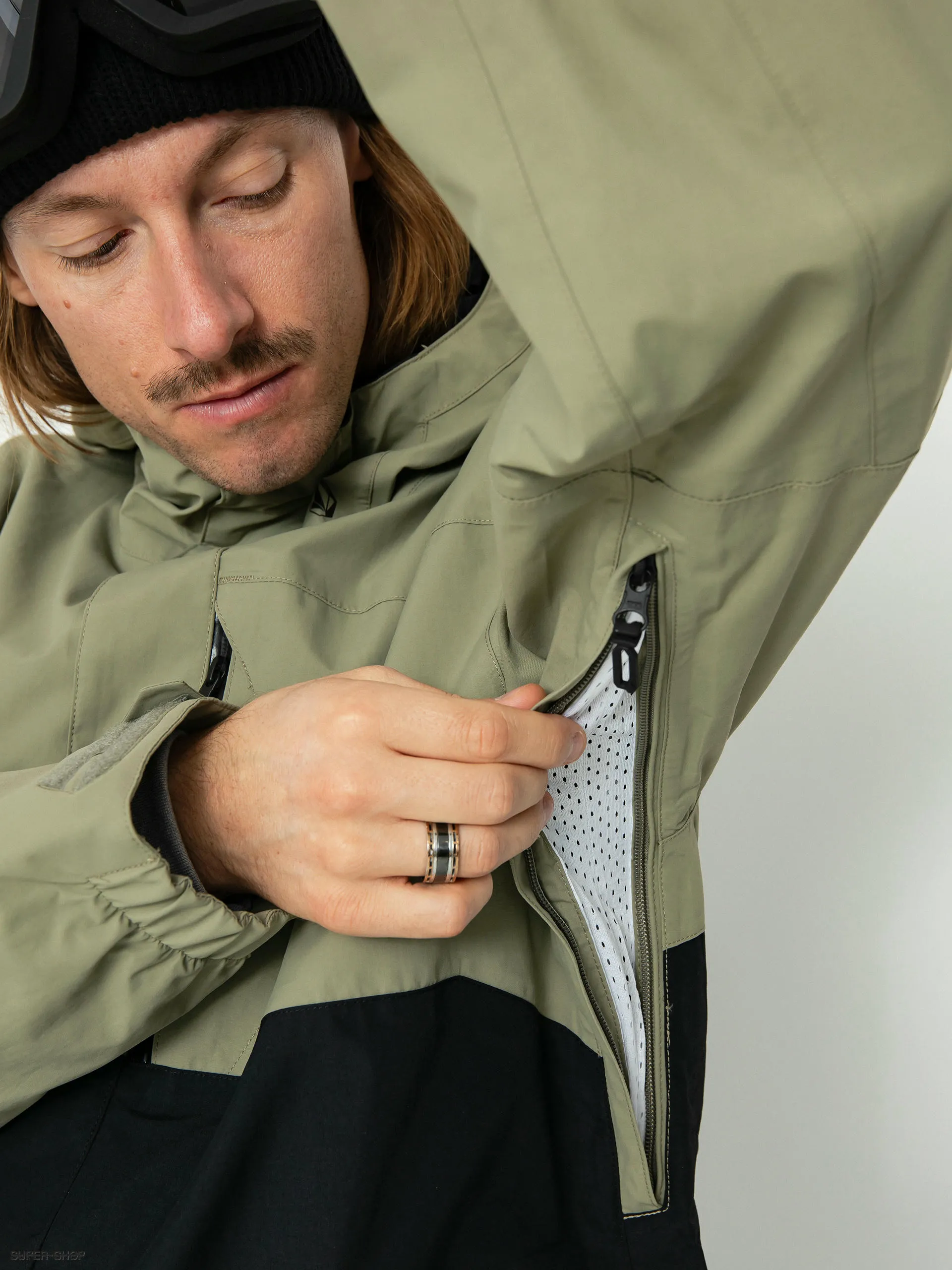 Volcom L Gore Tex Snowboard jacket (light military)