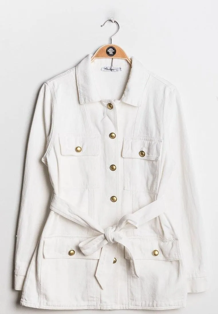 White Denim Jacket