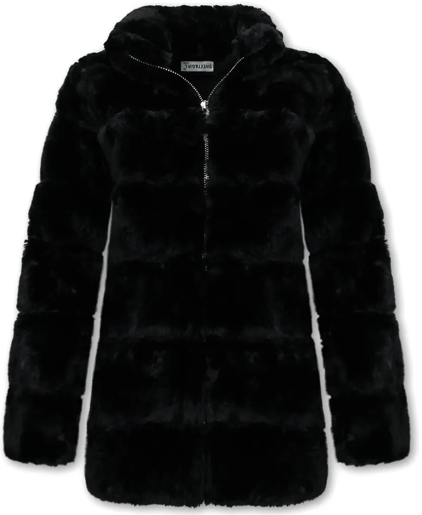 Womens Faux Fur Winter Coat | NEW |