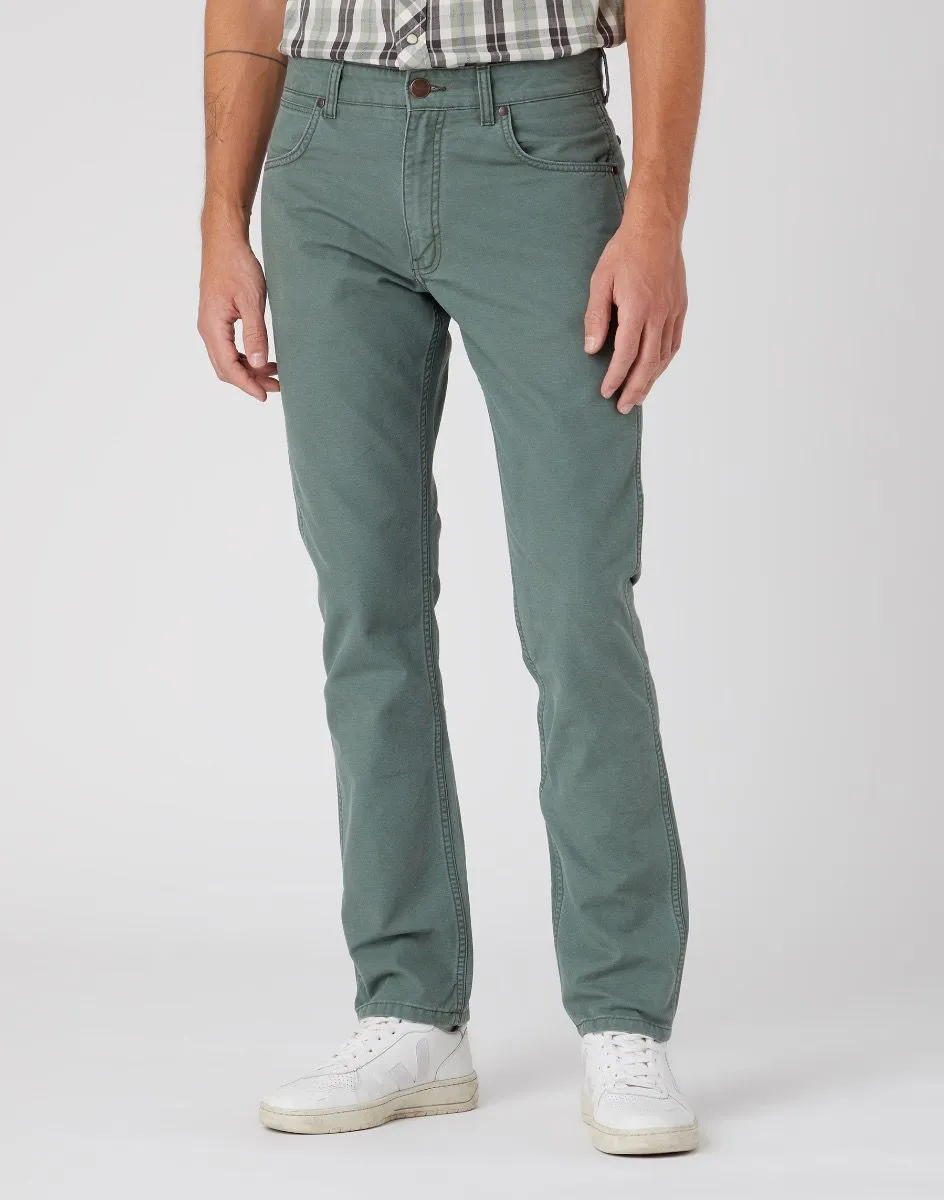 Wrangler Greensboro Straight DR Soft Fabric Jeans Thyme